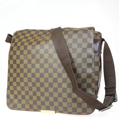 Pre-owned Louis Vuitton Bastille Canvas Shoulder Bag () In Brown