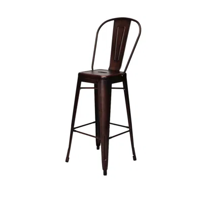 Csp Commerical Seating Products Oscar Rose Gold Dining Bar Stool Chairs