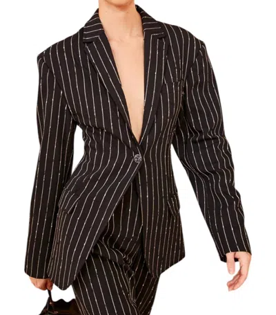 Ulla Johnson Dhemi Blazer In Noir In Black