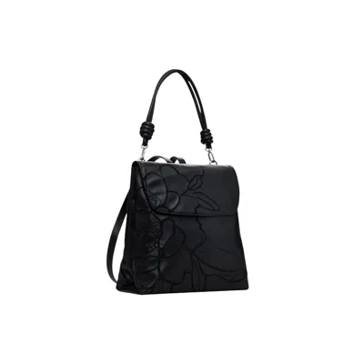 Shop Desigual Polyethylene Women's Backpack In Black