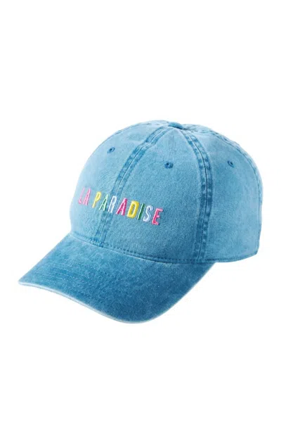 Kerri Rosenthal Women's La Paradise Hat In Washed Indigo In Multi