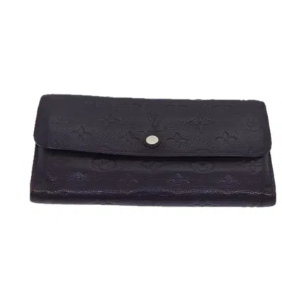 Pre-owned Louis Vuitton Virtuose Leather Wallet () In Purple