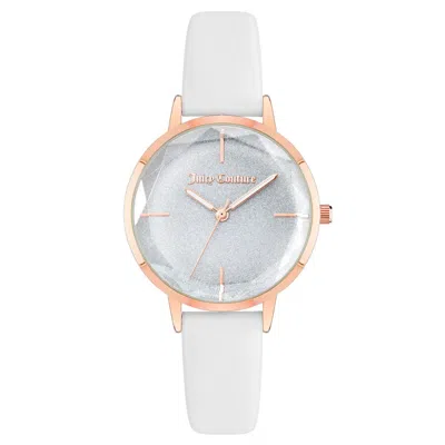 Juicy Couture Rose Gold Women Watch In White