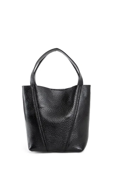 Chloé Woman Black Top Handle Bags In Black