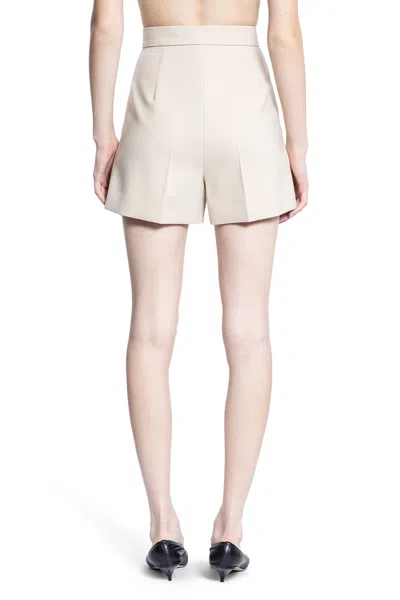 Max Mara Woman Beige Shorts In Beige