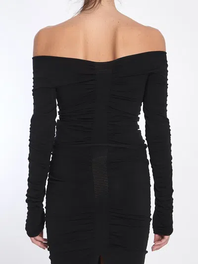 Alexander Wang Draped Top In Black