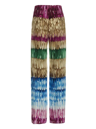 Valentino Printed Pants In Multicolor