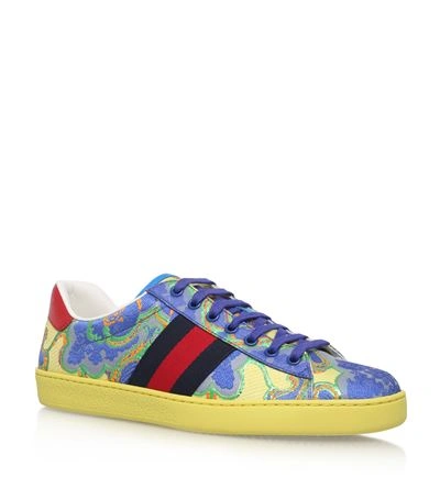 Gucci Ace Floral Jacquard Low-top Sneaker | ModeSens