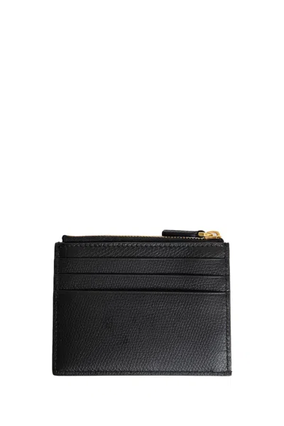 Valentino Woman Black Wallets & Cardholders In Black