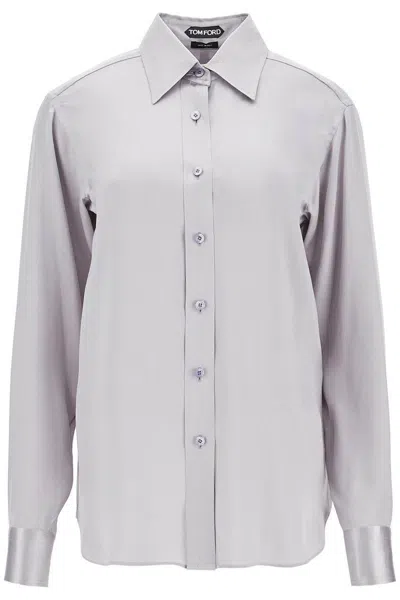 TOM FORD SILK SATIN SHIRT FOR WOMEN 