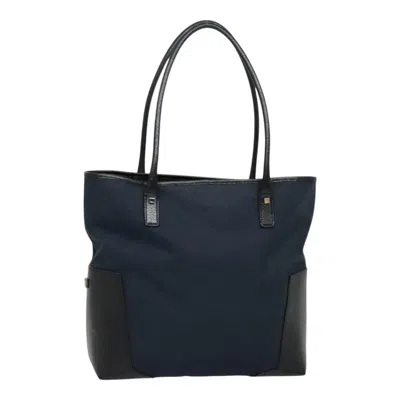 Pre-owned Ferragamo Canvas Tote Bag () In Blue