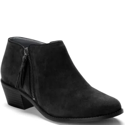 Vionic Joy Serena Ankle Boot In Black In Black
