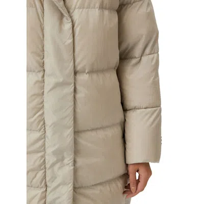 Add Nylon Jackets & Women's Coat In Beige