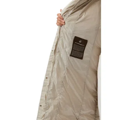 Add Nylon Jackets & Women's Coat In Beige