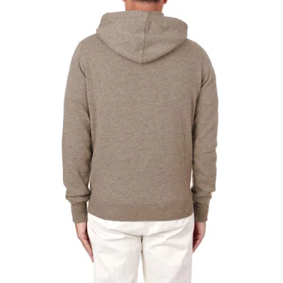 Alpha Studio Brown Wool Vergine Sweater In Brown