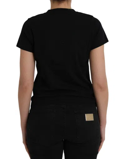 Balenciaga T-shirt With Yellow Logo In Black