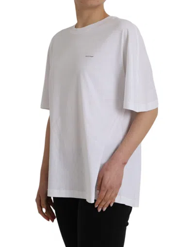 Pre-owned Balenciaga White Cotton Crew Neck Short Sleeves Women's T-shirt ()