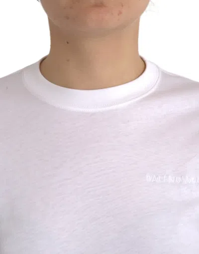 Pre-owned Balenciaga White Cotton Crew Neck Short Sleeves Tee Women's T-shirt ()