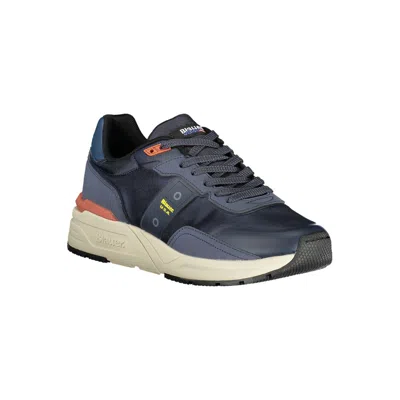 Blauer Blue Polyester Sneaker In Blue