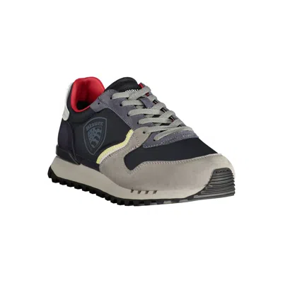 Blauer Dixon 0 Panelled Sneakers In Blue