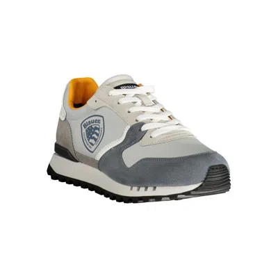 Blauer Light Blue Polyester Sneaker In Light Blue