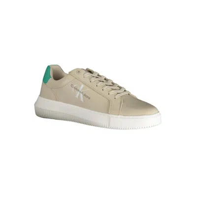 Calvin Klein Beige Polyester Sneaker In Beige