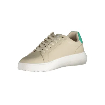 Calvin Klein Beige Polyester Sneaker In Beige
