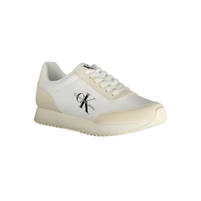 Calvin Klein Beige Polyester Sneaker In Beige
