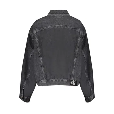 Calvin Klein Cotton Jackets & Women's Coat In Black