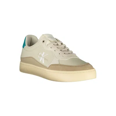 Calvin Klein Beige Polyester Sneaker In Beige