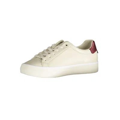Calvin Klein Beige Polyester Sneaker In Beige