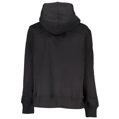 Calvin Klein White Cotton Sweater In Black