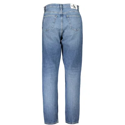 Calvin Klein Elevated High-waisted Washed Jeans In Blue