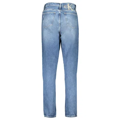 Calvin Klein Elevated High-waisted Washed Jeans In Blue