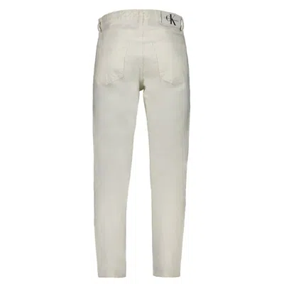 Calvin Klein Cotton Jeans & Men's Pant In White
