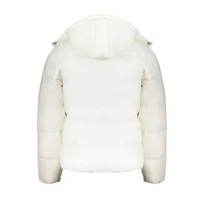 Calvin Klein White Polyamide Jacket In White