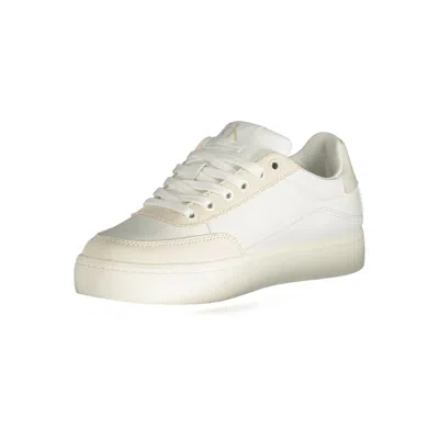 Calvin Klein White Polyester Sneaker In White