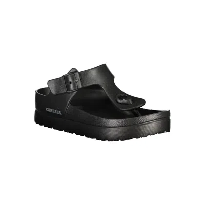 Carrera Black Polyethylene Sandal In Black