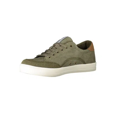 Carrera Blue Polyester Sneaker In Green