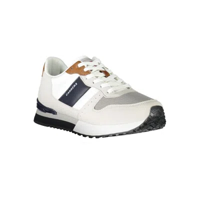Carrera Blue Polyester Sneaker In White