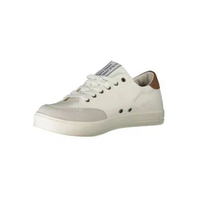Carrera White Polyester Sneaker In White