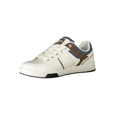 Carrera White Polyester Sneaker In White