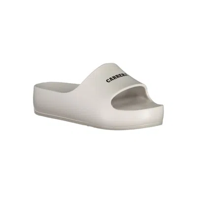 Carrera White Polyethylene Sandal In White