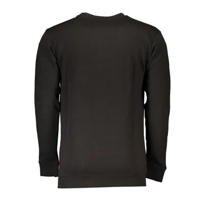 Cavalli Class Black Cotton Sweater In Black