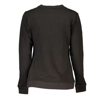 Cavalli Class Black Cotton Sweater In Black