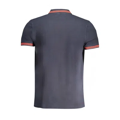 Cavalli Class Cotton Polo Men's Shirt In Blue