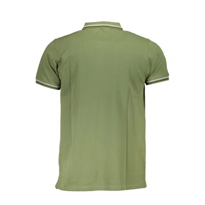 Cavalli Class Green Cotton Men Polo Shirt In Green