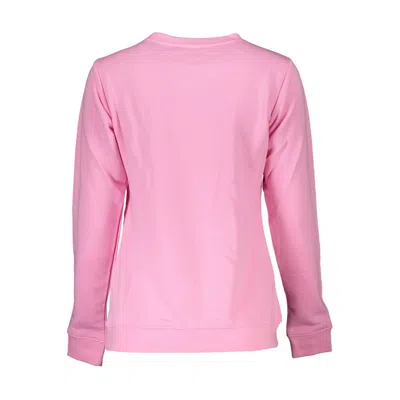 Cavalli Class Pink Cotton Sweater In Pink