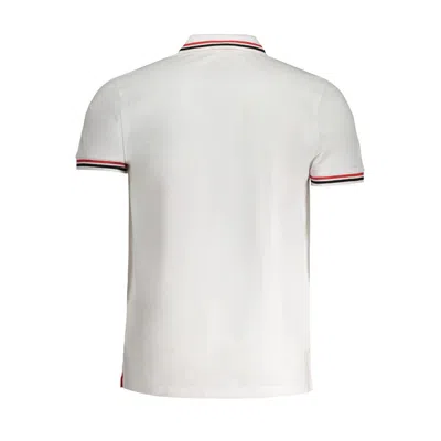 Cavalli Class White Cotton Polo Shirt In White
