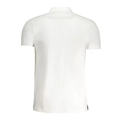 Cavalli Class White Cotton Polo Shirt In White